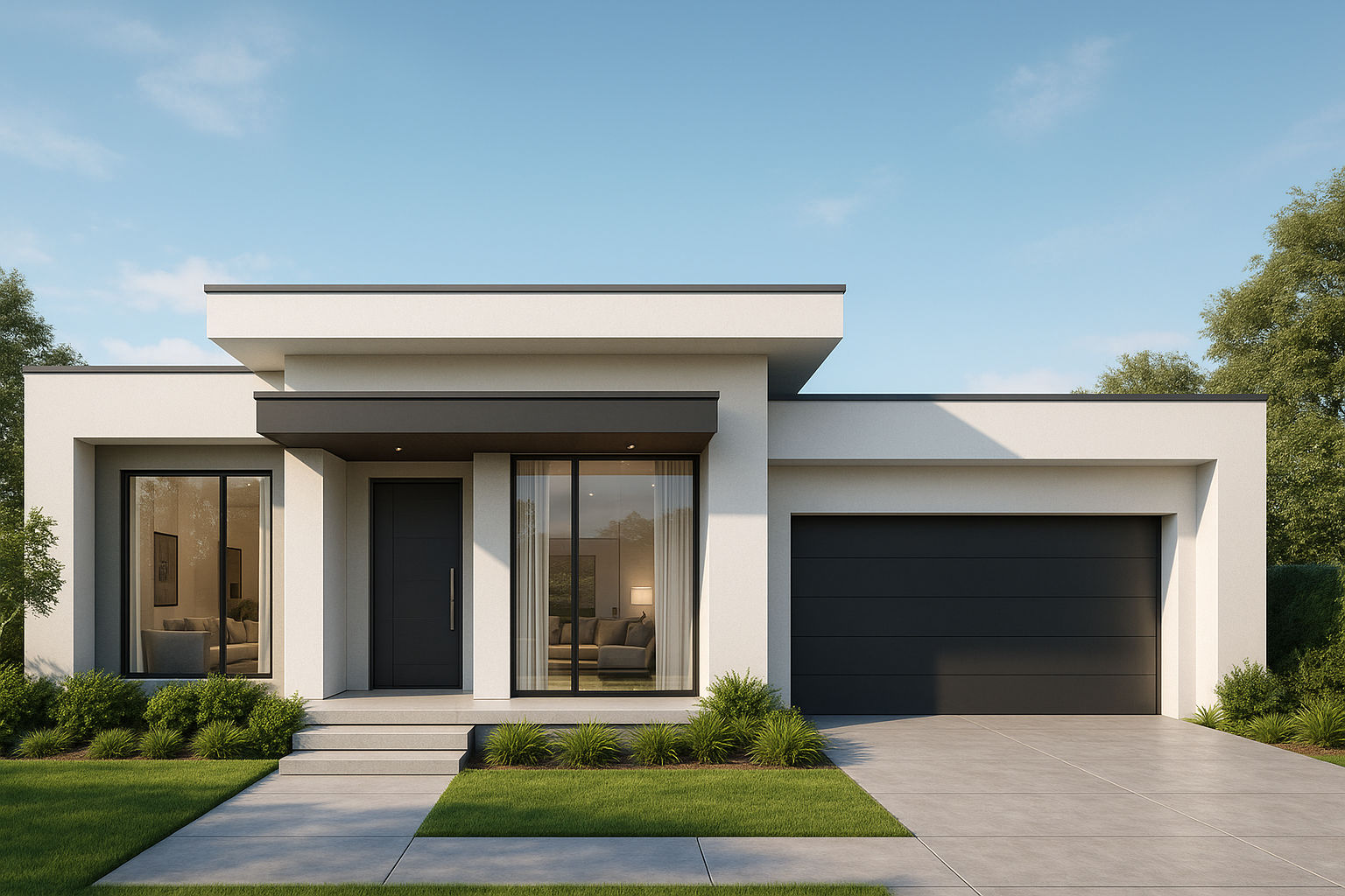 Modern Luxury Single-Floor Bungalow