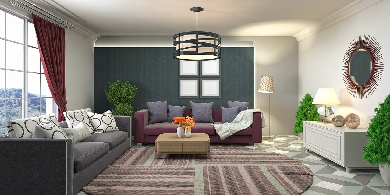Contemporary Living Room with Cozy Elegance and Color Harmony with elegant touch.